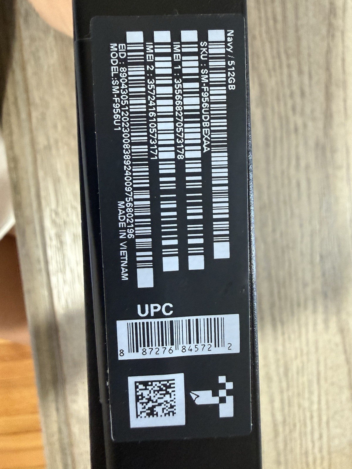 Samsung Galaxy Z Fold6 in Navy, 512GB, unlocked