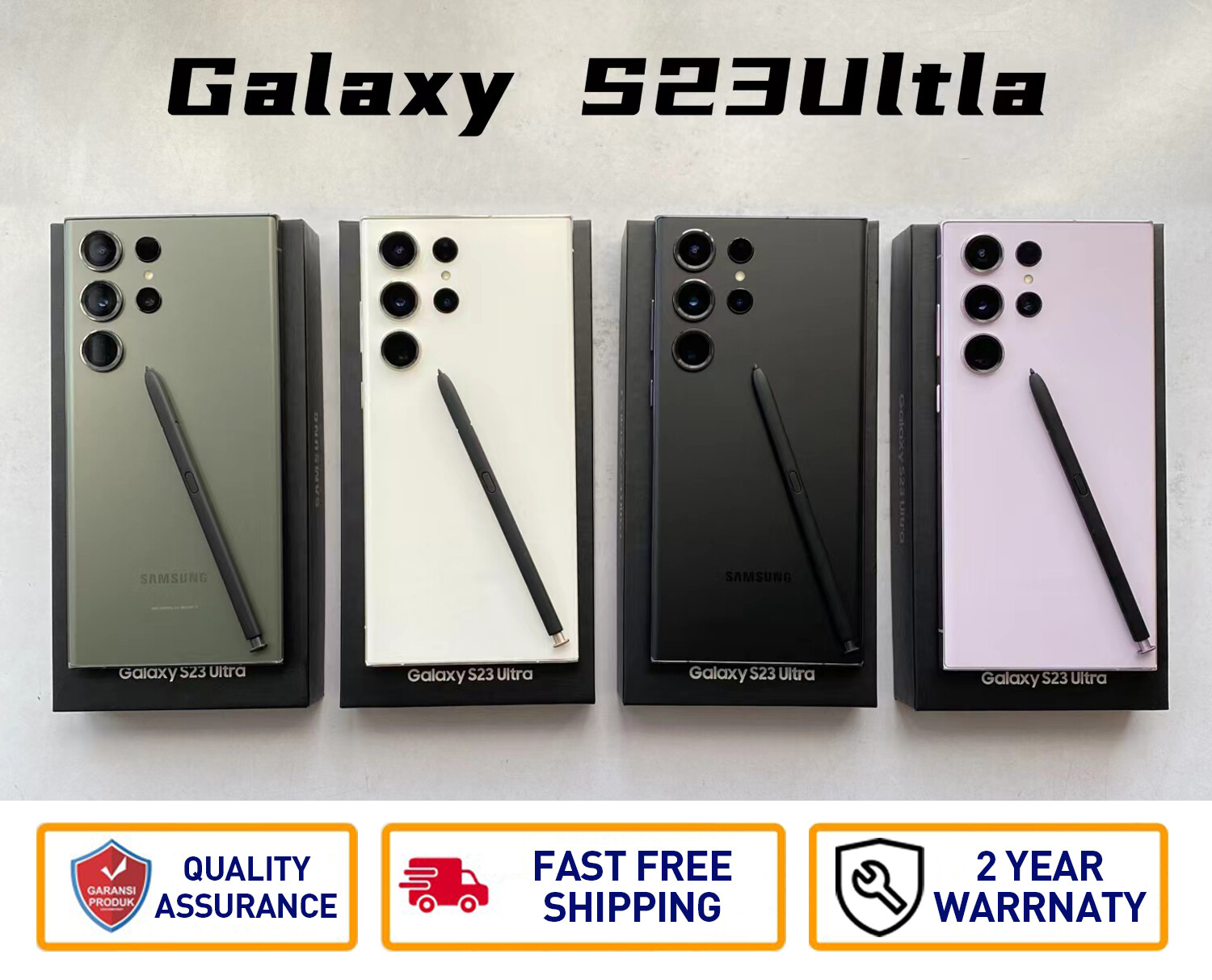 【NEW SEALED 】SAMSUNG GALAXY S23 ULTRA 5G FACTORY UNLOCKED ALL COLORS & MEMORY