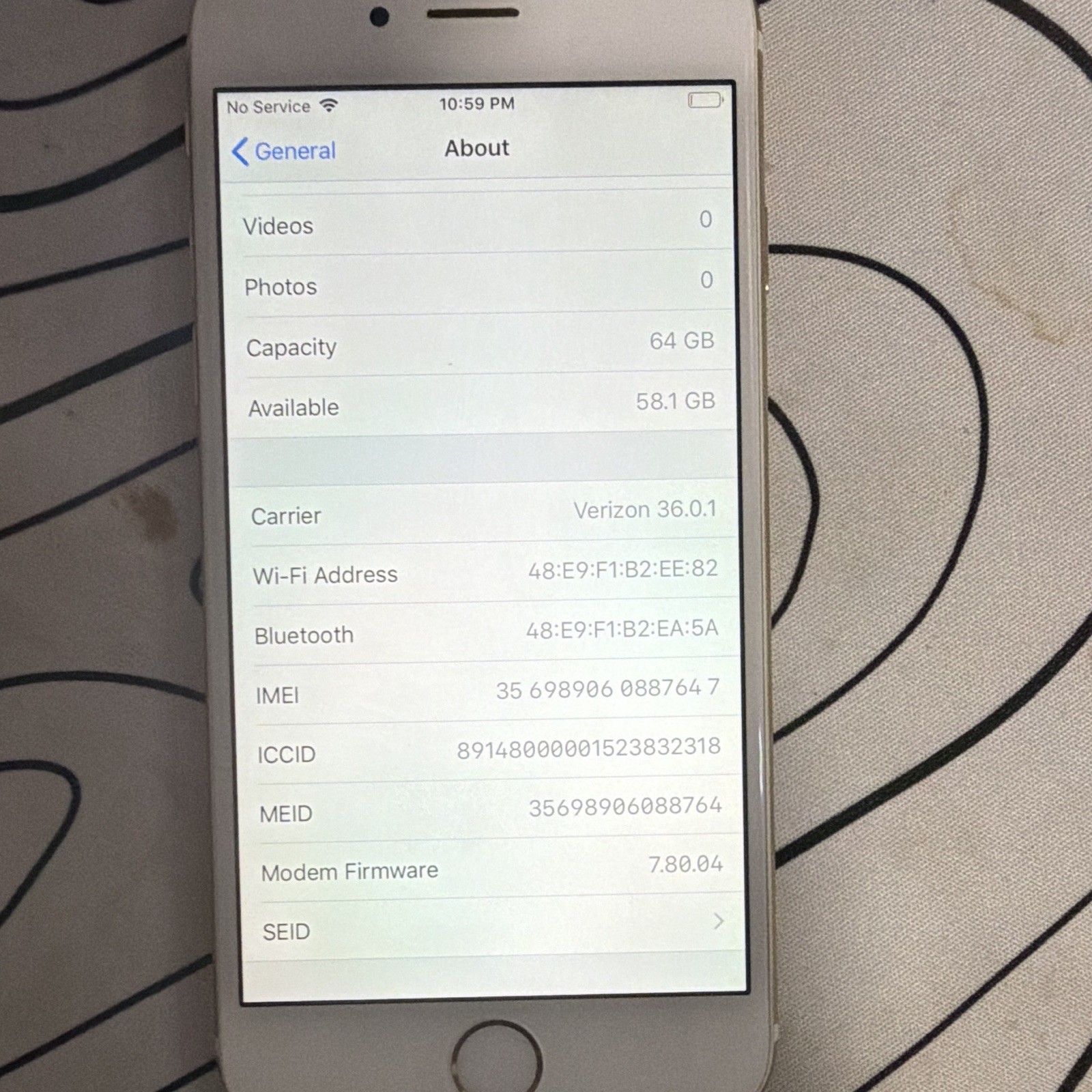 Apple iPhone 6 64GB Gold (Verizon) 82%