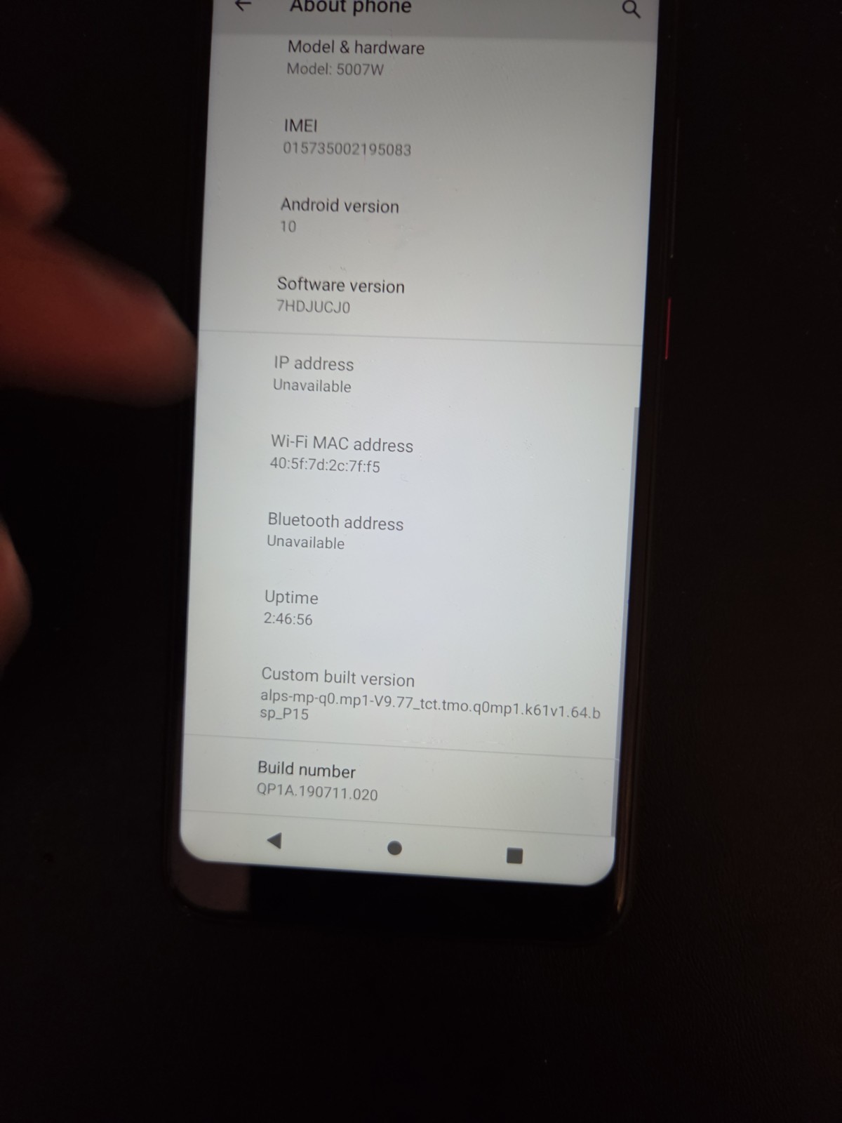 T-Mobile REVVL 4 5007W 32GB T-Mobile Used – Medium Burn