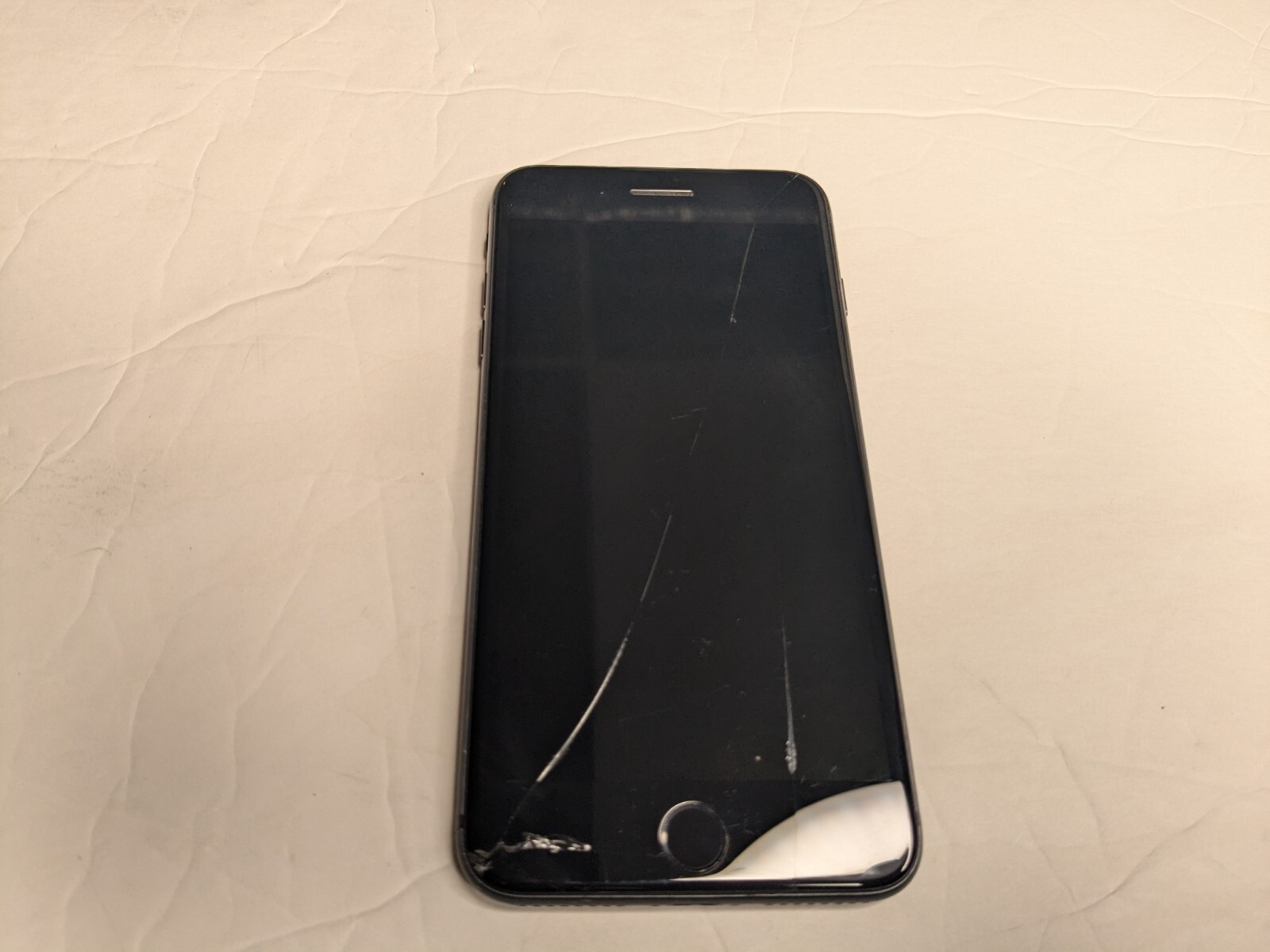 Apple iPhone 8 Plus, A1864, Password And Network Locked, Cracked Screen Black