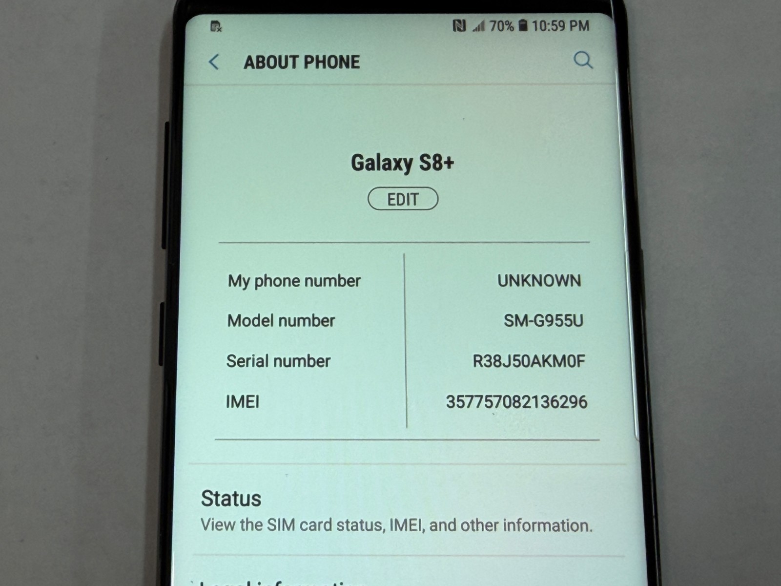 AT&T Samsung Galaxy S9+ Plus SM-G965U Android 64GB 4G LTE Smart Phone *READ*