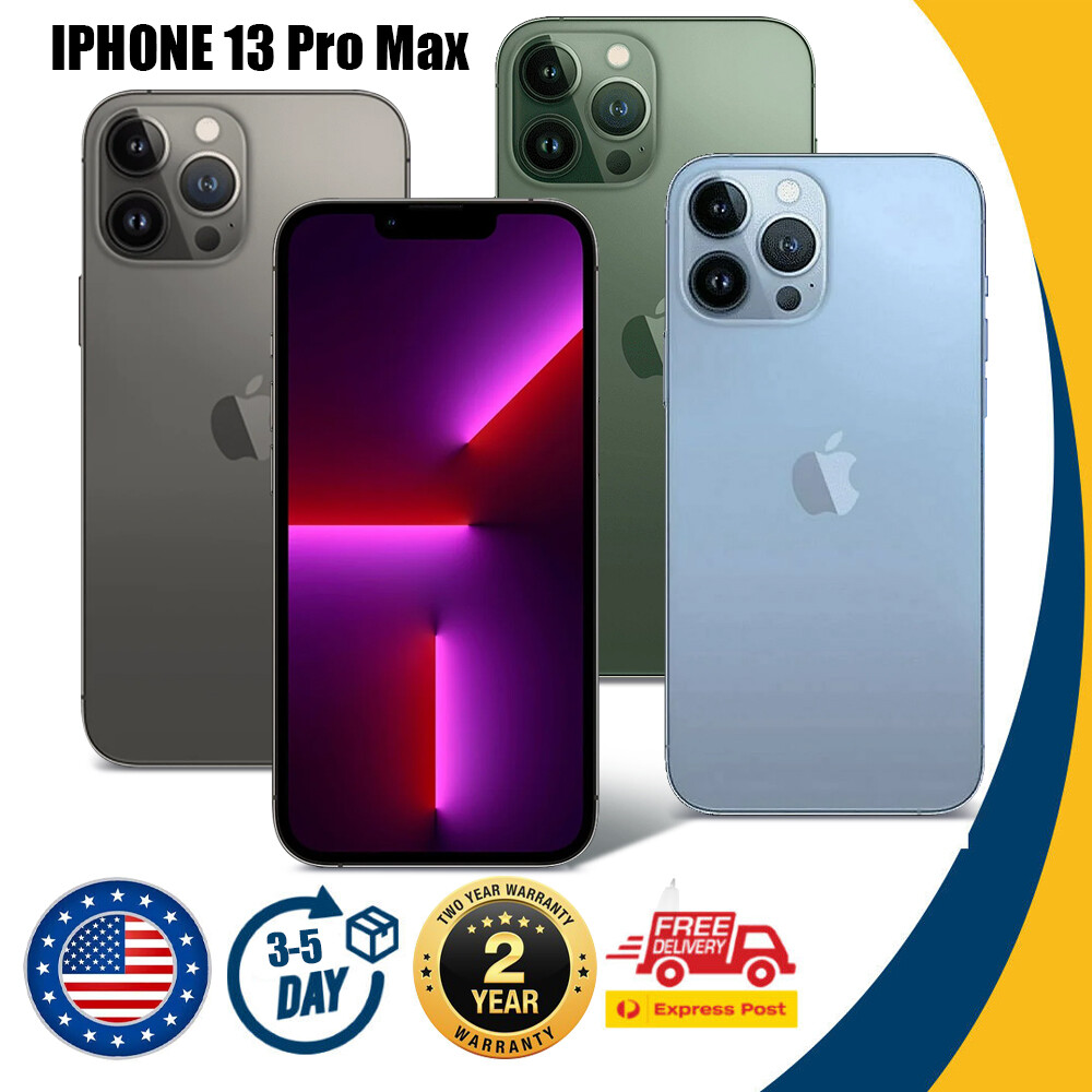 💯New Apple iPhone 13 MINI/13 PRO MAX 128GB 256GB 512GB USA Unlocked Smartphone
