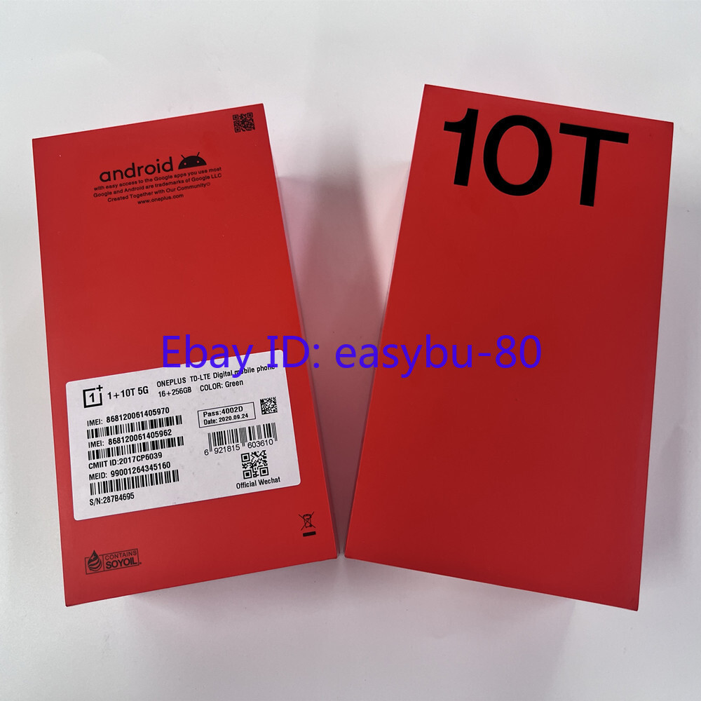 OnePlus 10T 5G DualSIM (RAM 12/16GB, 256/512GB) 6.7″50MP Camera Googleplay Phone