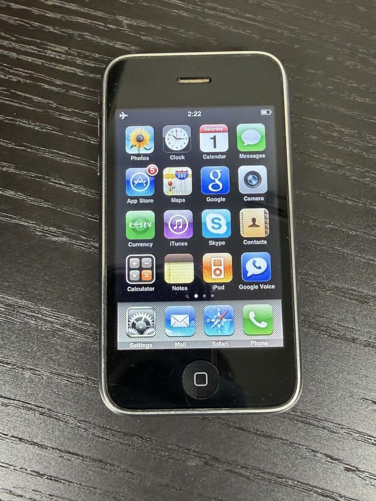 Apple iPhone 3G 16GB MB702LL iOS 3.0 A1241 Tested See Pictures