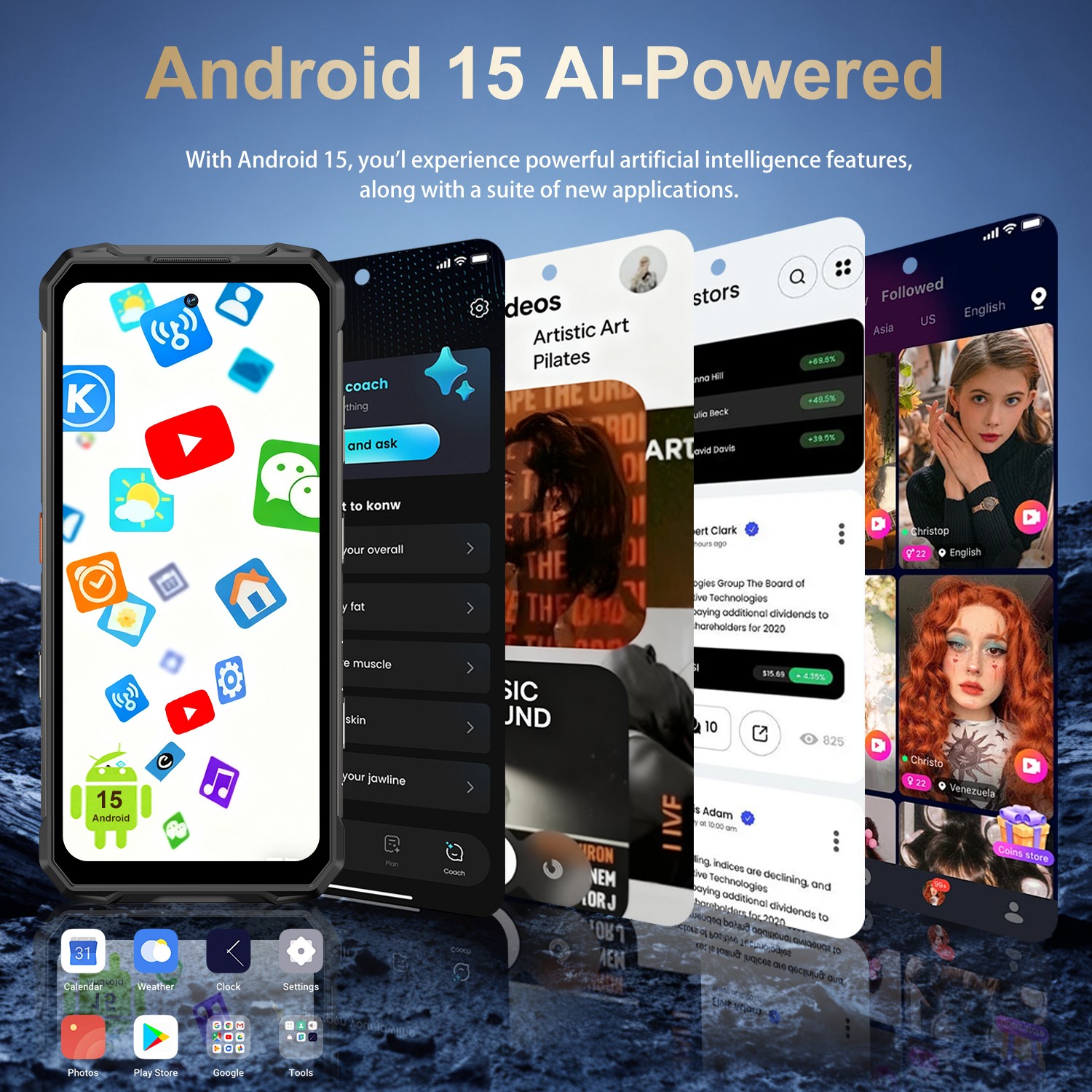 Rugged Smartphone R26 Ultra 12GB+256G Unlocked Cell Phone Dual Sim 5G 10000mAh