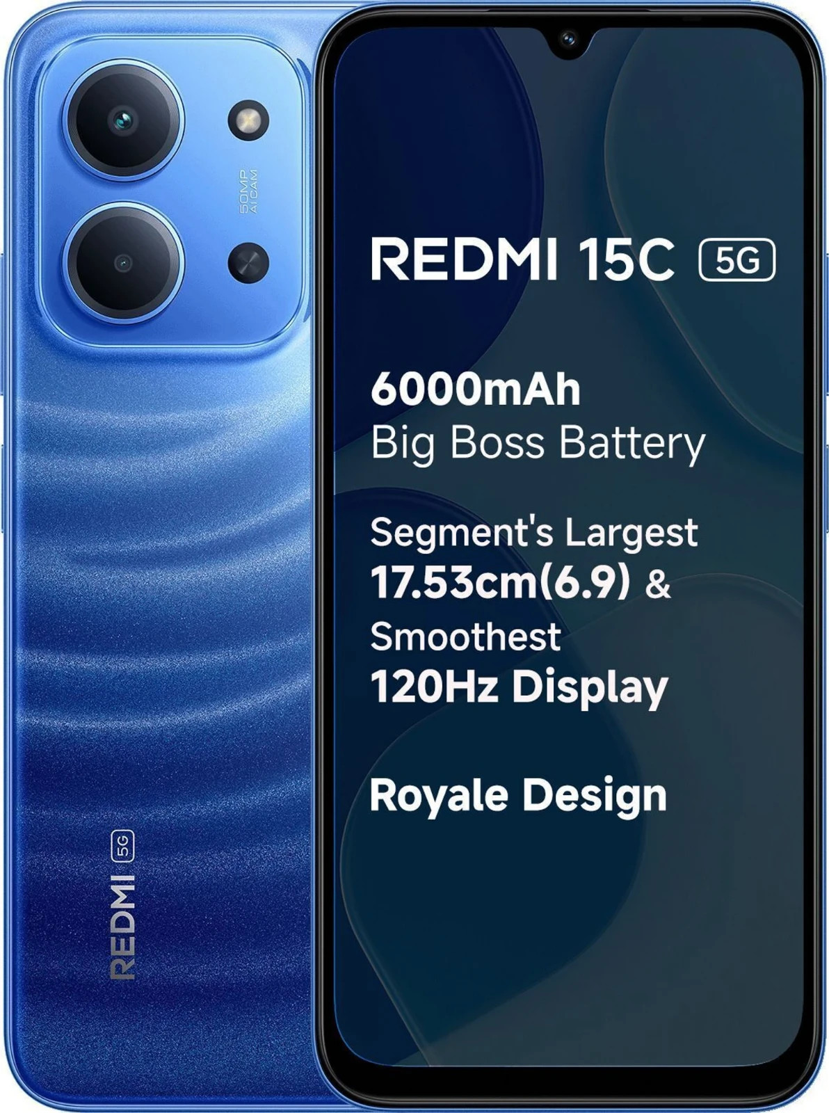 REDMI 15C 5G Factory Unlocked 8GB 128GB MediaTek Dimensity 6300 Global Version