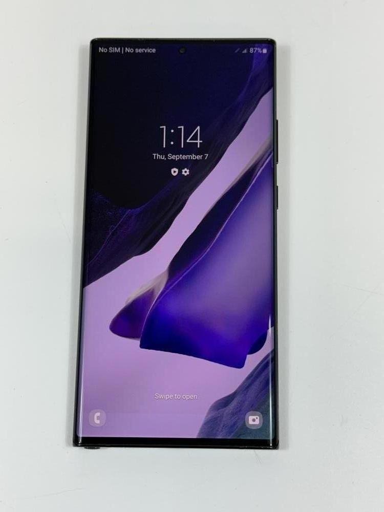 Samsung Galaxy Note 20 Ultra 5G 128GB SM-N986U Mystic Black (Unlocked) – Good