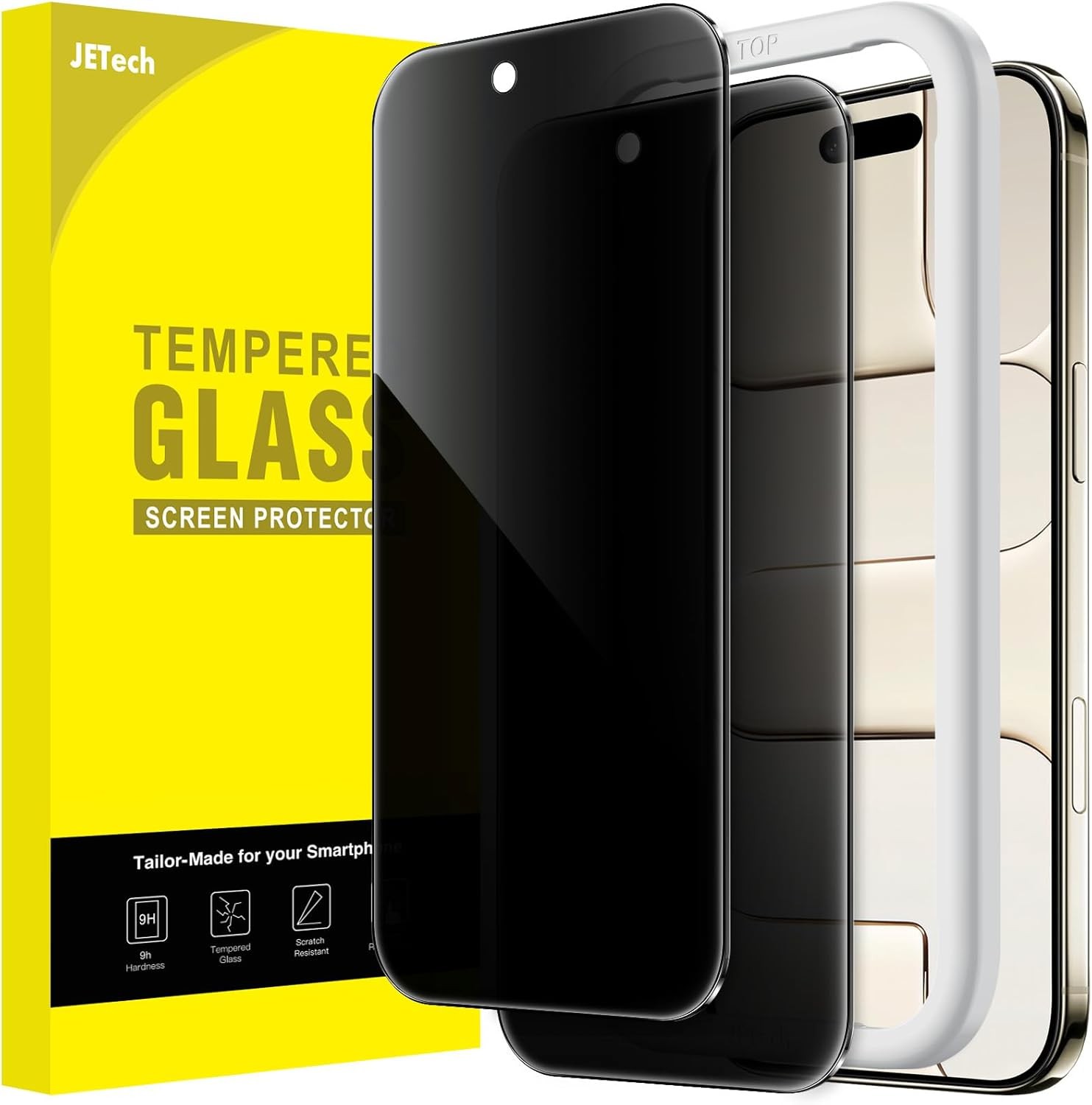 2PCS Privacy Screen Protector & Tempered Glass Film for iPhone Air 6.5 Inch Anti