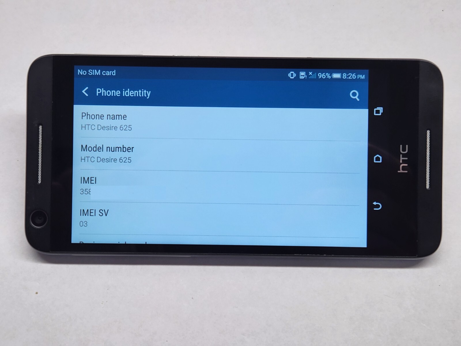 HTC Desire 625 – 8 GB – Gray (Cricket Wireless) – Excellent Condition!