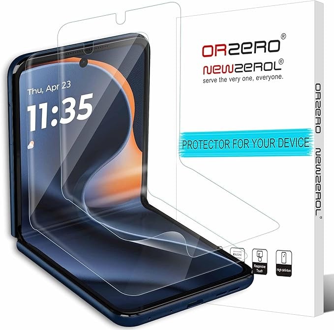 2+2 Pack Screen Protector & Camera Lens Protector for Motorola Razr 2023/2024