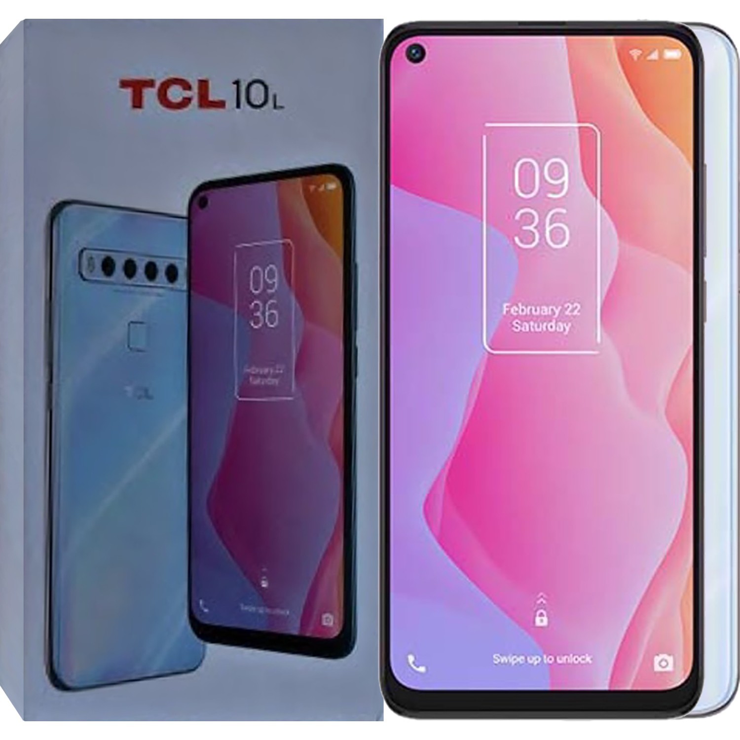 TCL 10L (LITE) 4G White 128GB + 6GB Dual-SIM Factory Unlocked GSM NEW