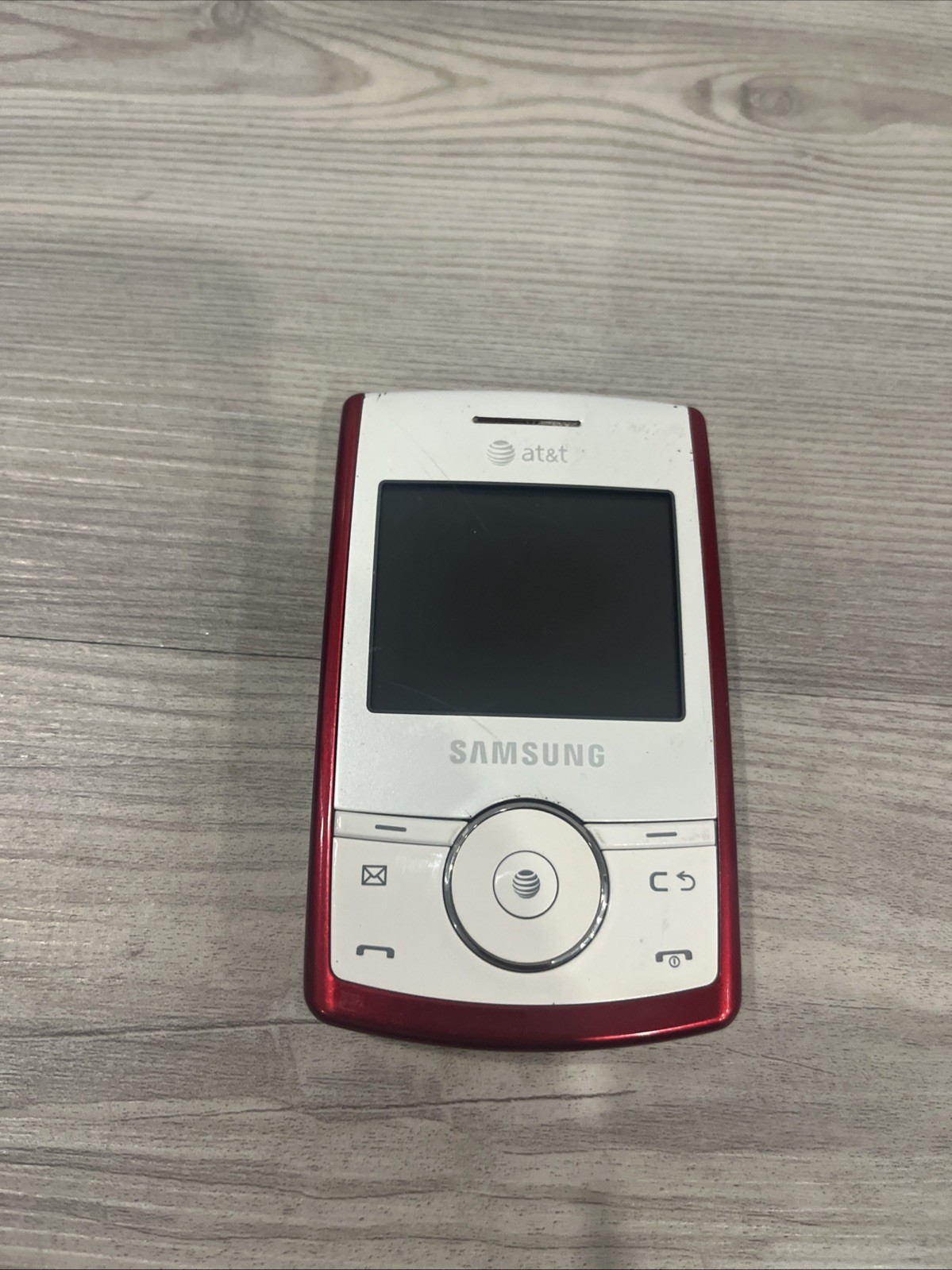 Samsung Propel SGH-A767 Red AT&T Slider Phone Untested