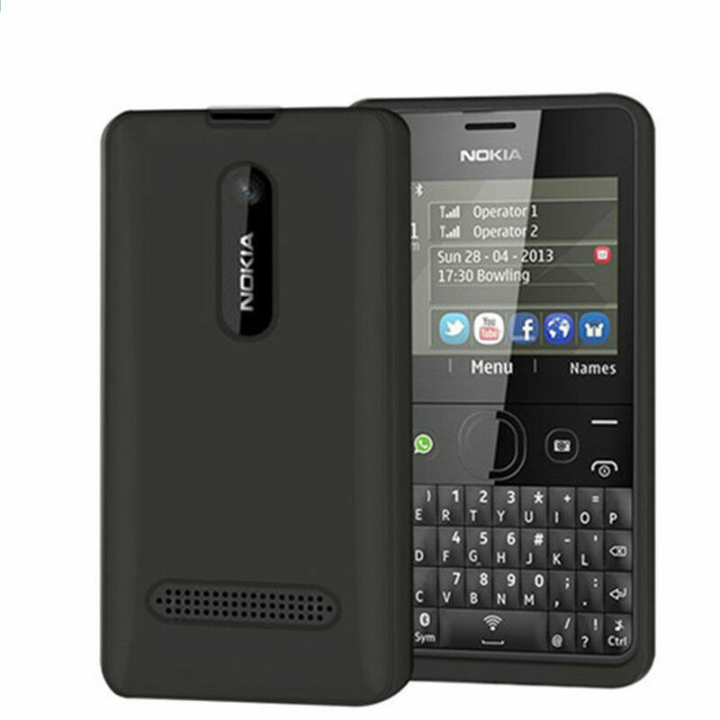 Original Nokia Asha 210 GSM 2G Unlocked QWERTY 2MP Bluetooth 2-SIM Mobile Phone