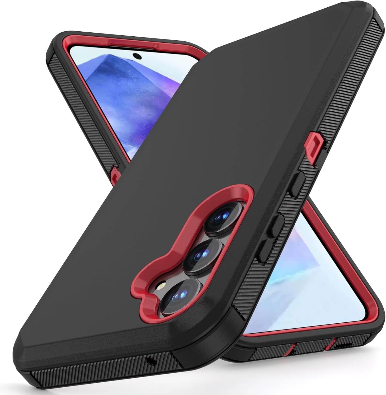Samsung Galaxy A55 Case Rugged Port Cover Shockproof Heavy Duty Dual Layer 6.6”