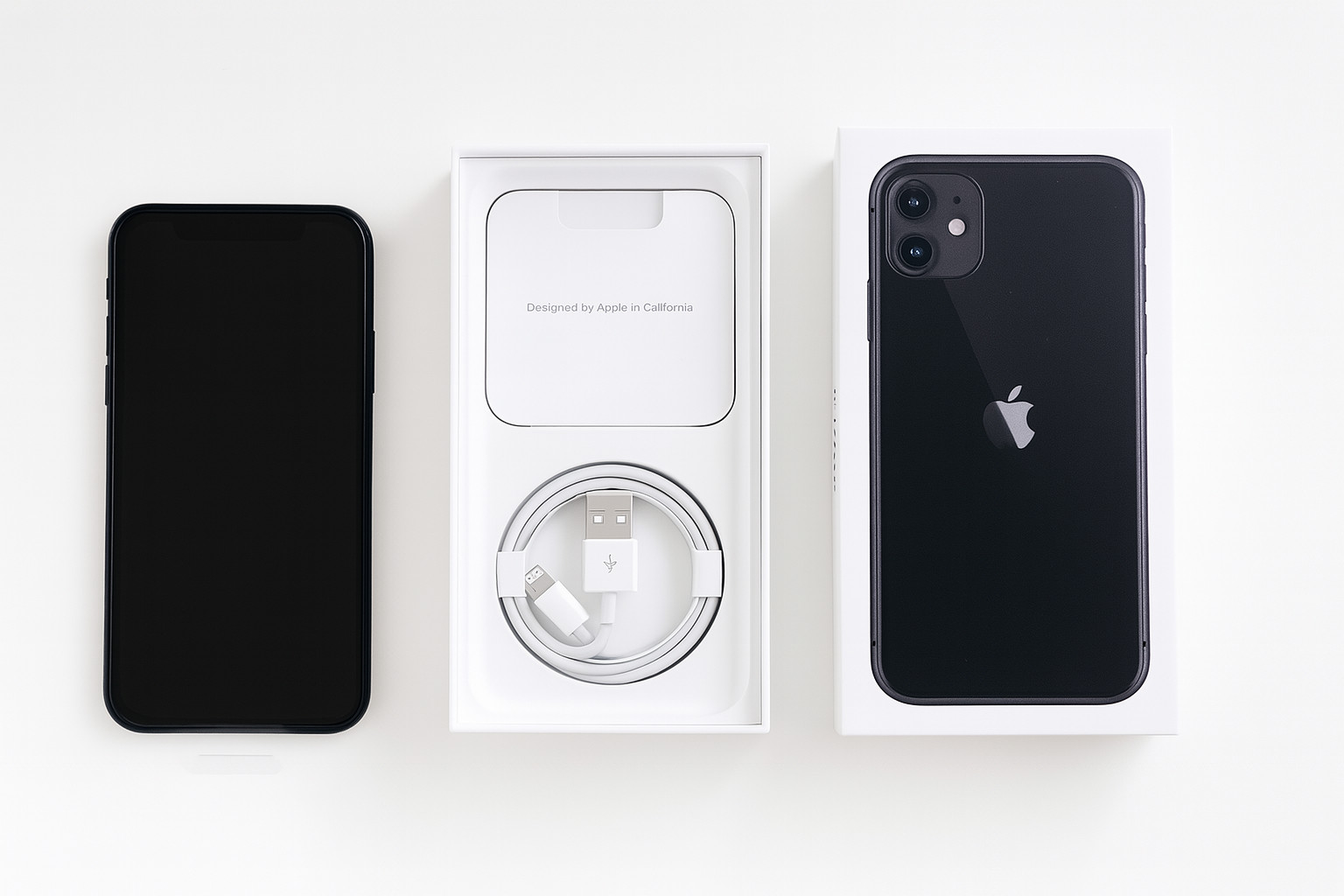 Apple iPhone 11 – 64 GB – Black (Sim Unlocked, Open box, Never used)