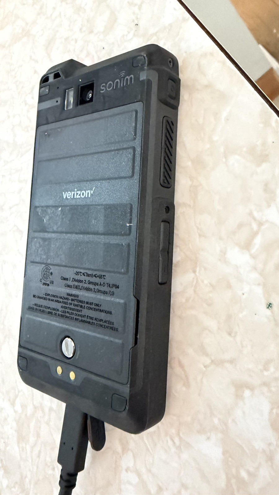 Sonim XP8 XP8800 64GB Black Verizon Unlocked Rugged Smartphone Good