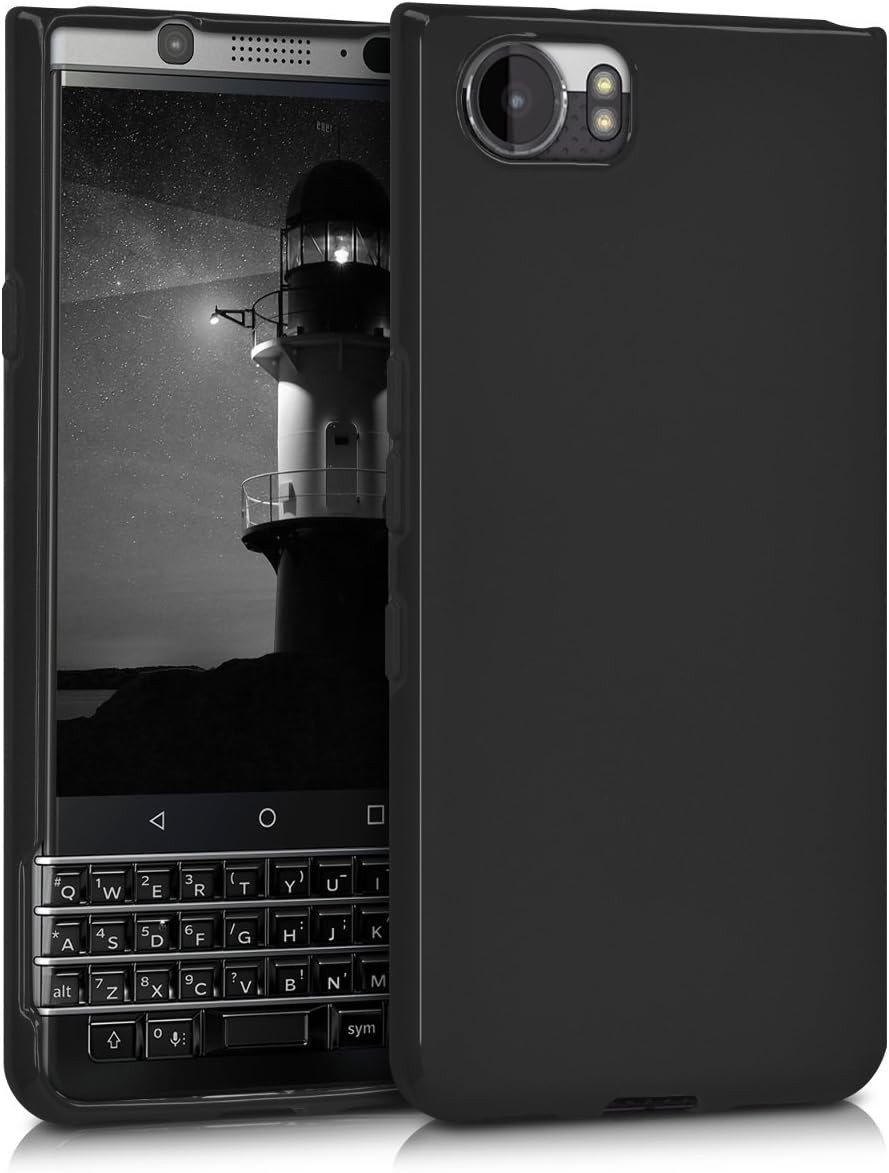 BlackBerry KEYone (Key1) Case – Soft Slim Protective TPU Silicone Cover – Black