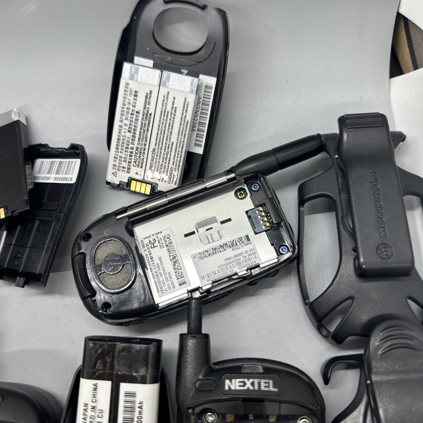 Motorola Nextel Cell Phone Lot of 6 i710 i90c i550 Plus Untested AS-IS