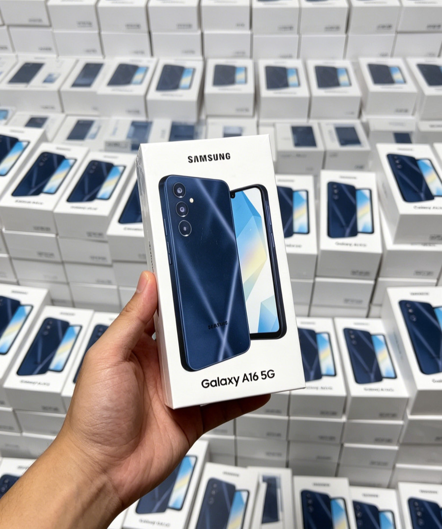 New Samsung Galaxy A16 5G 128GB A166U Factory Unlocked 6.7″ 12MP Black USA Store