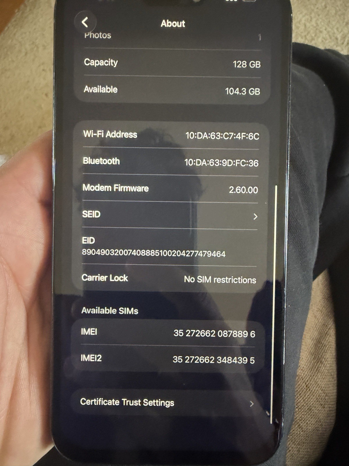 Apple iPhone 16 Plus 128GB 5G Factory Unlocked Dual SIM Black
