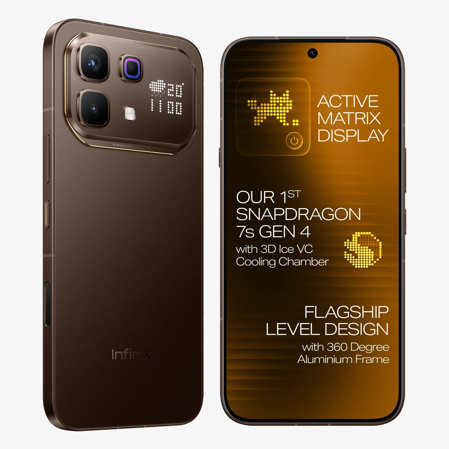 Infinix NOTE 60 Pro ( Brown, 256 GB 8 GB RAM) Snapdragon 7s NFC Global Version
