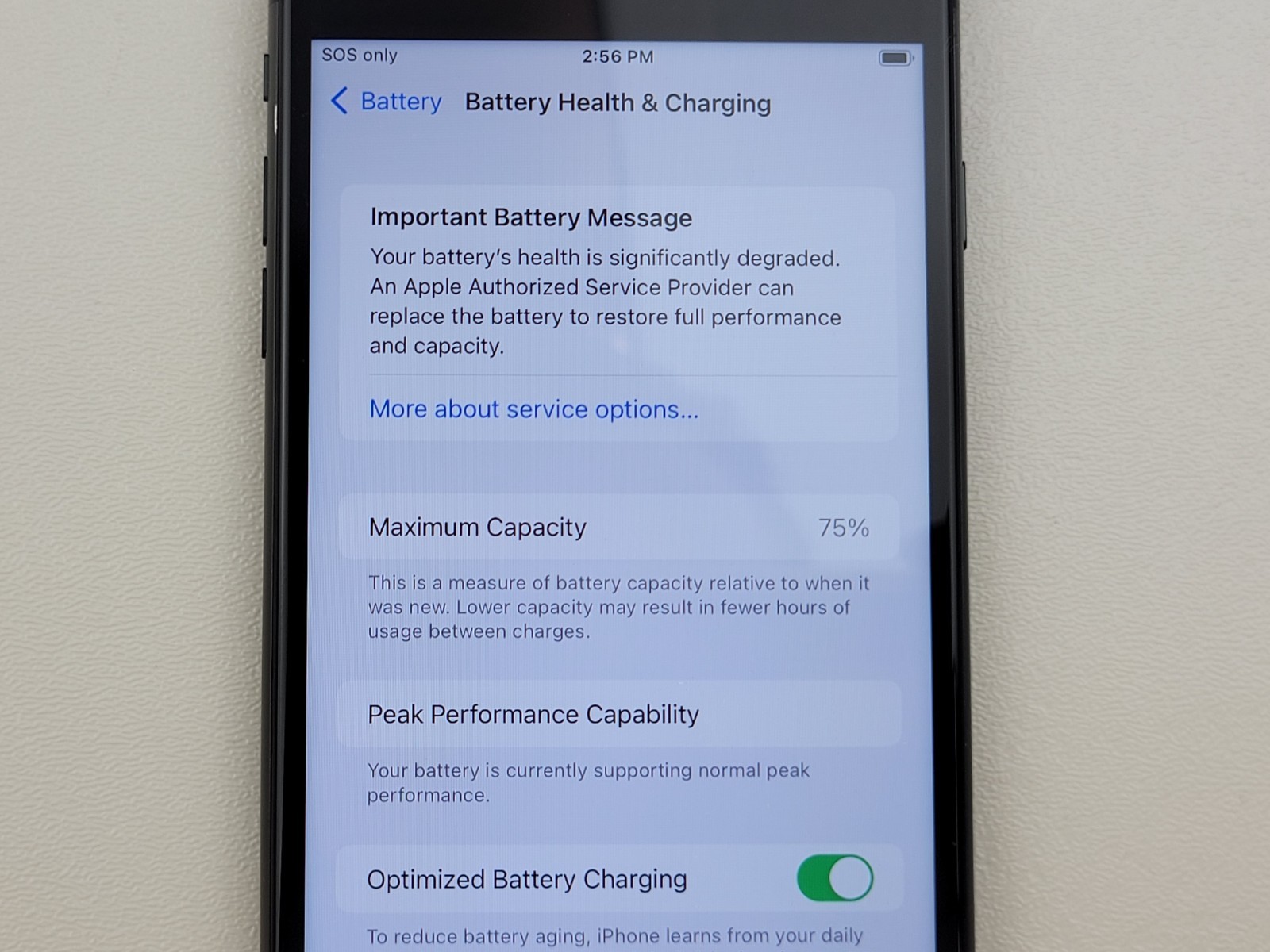 Apple iPhone 8 Plus (A1864) 128GB – Space Gray (Unlocked) Smartphone – H1832
