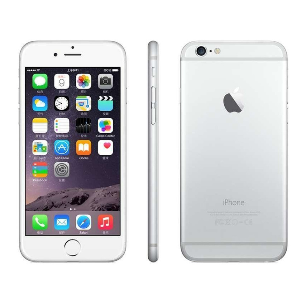 Apple iPhone 6 Plus Silver / Gray Screen 5.5″ 16GB 64GB Unlocked Verizon Good