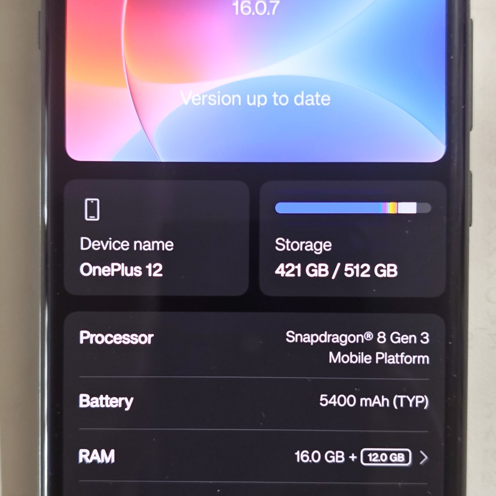 OnePlus 12 512GB 16GB RAM Emerald Green. always protected