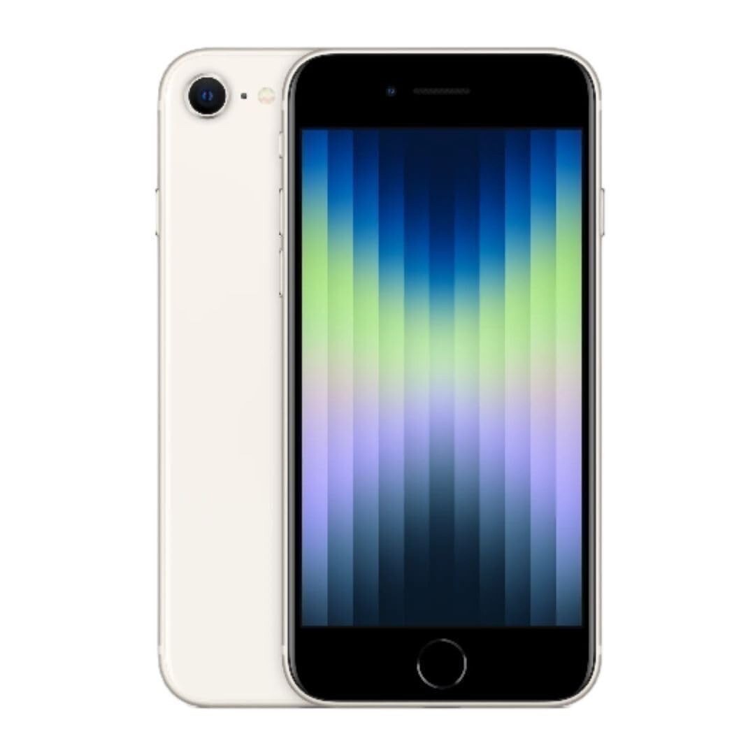 Apple iPhone SE 3rd Gen (2022) White A2595 5G 64GB Factory Unlocked All Carriers