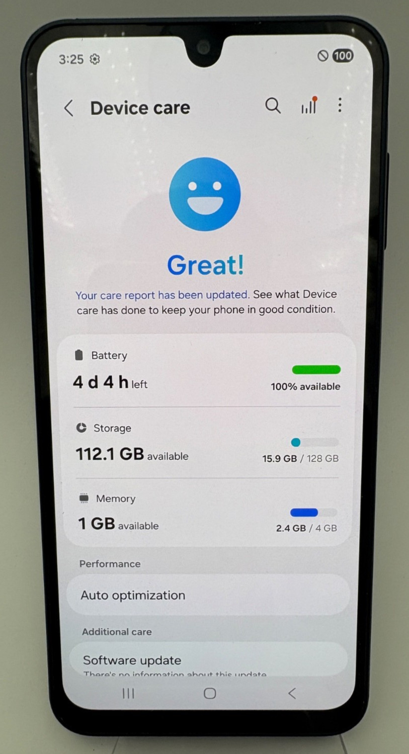 Samsung Galaxy A16 5G 128gb Black SM-A166U (US Cellular) Fully Functional