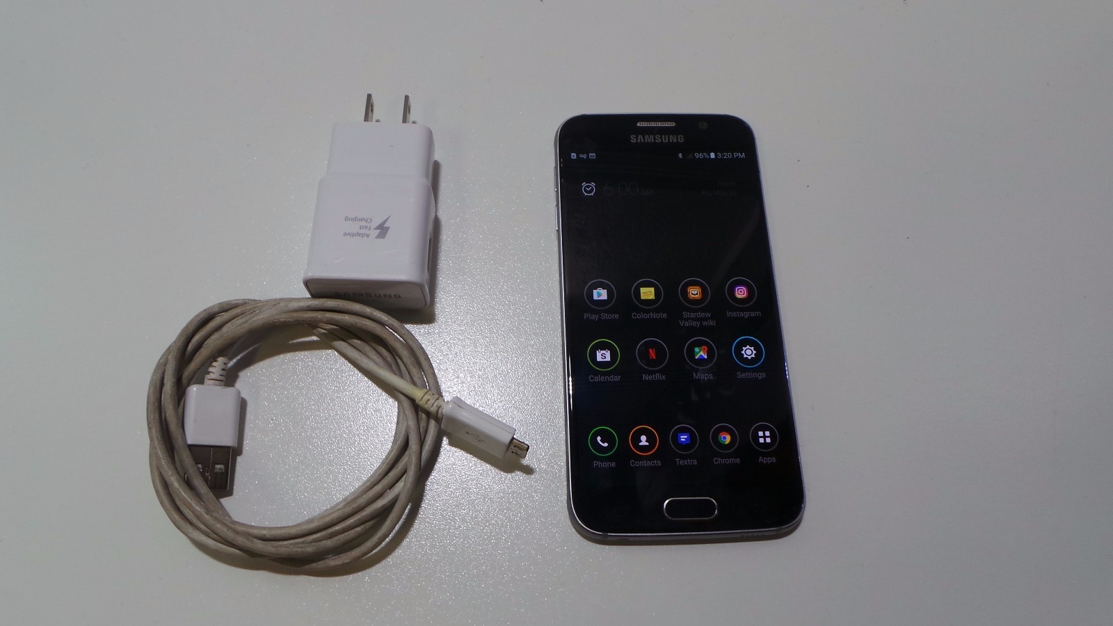 Samsung Galaxy S6 SM-G920V – 32GB – BLUE (Verizon) (107134-1 KO) U74
