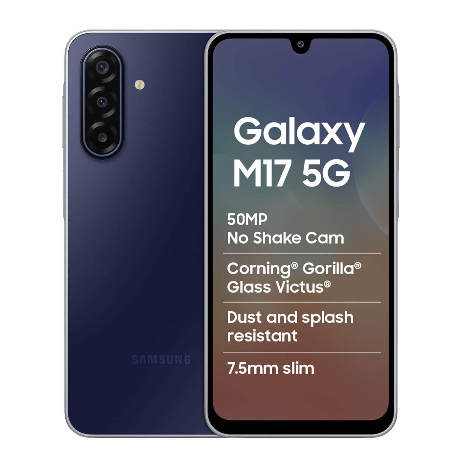 Samsung Galaxy M17 5G Mobile Sapphire Black 4GB RAM 128GB Storage