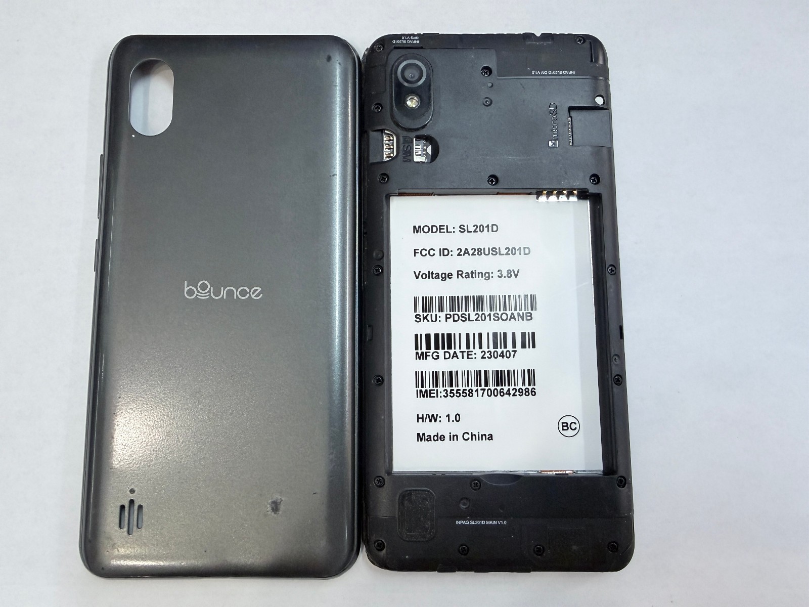 Coosea Bounce SL201D 32GB 4G LTE Smart Phone *CRACKED *FOR PARTS ONLY*