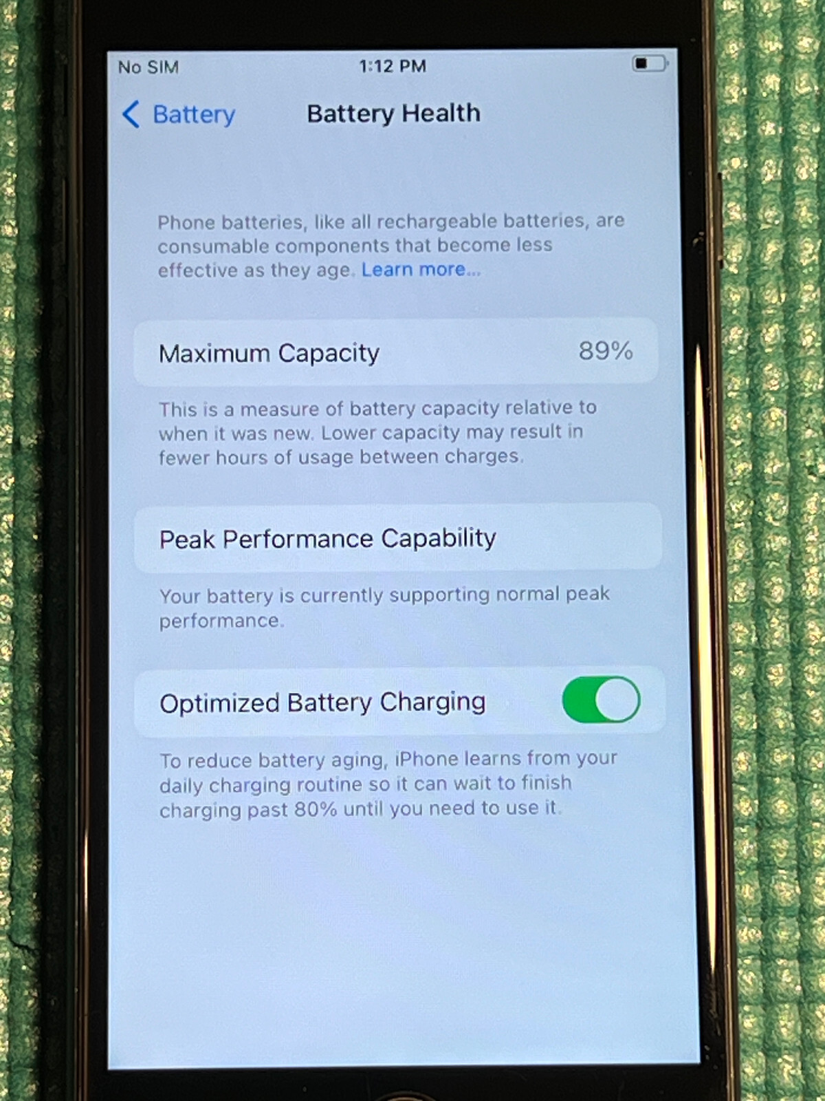 Apple iPhone 7 – 32 GB – Black (Unlocked) A1660 (GSM & CDMA)