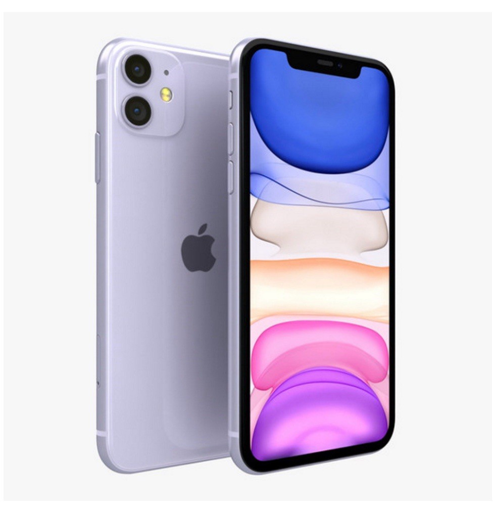 Apple iPhone 11 64GB, Purple, Unlocked, A2221