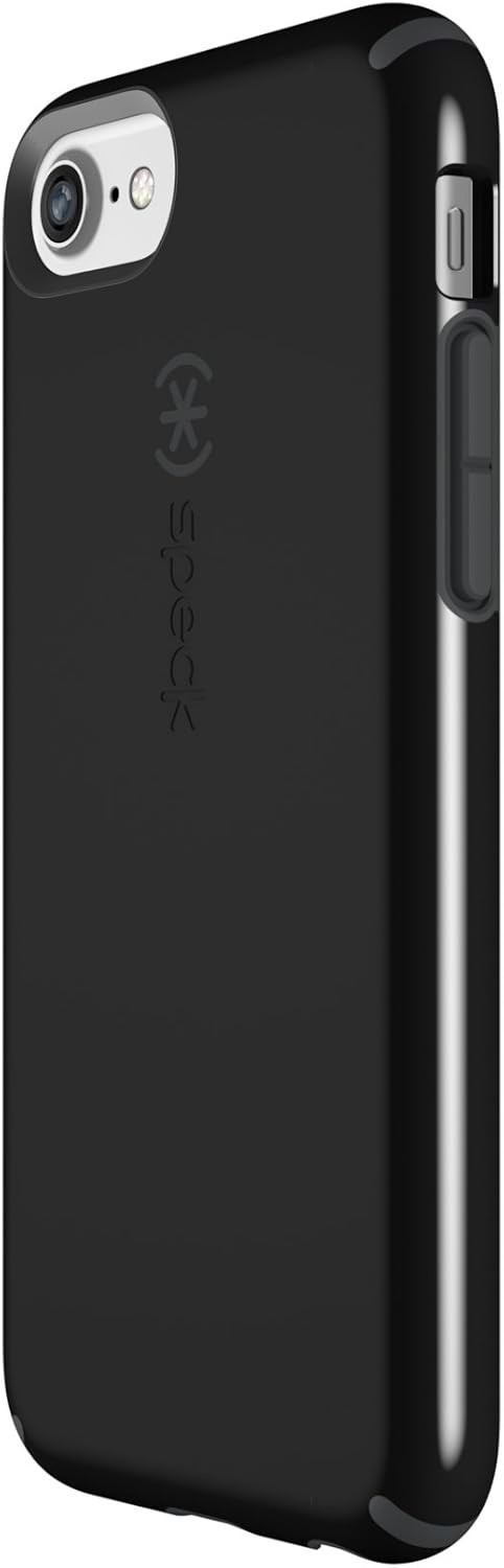 Speck CandyShell Case in Black/Slate Grey for iPhone SE (2022, 2020), iPhone 8,