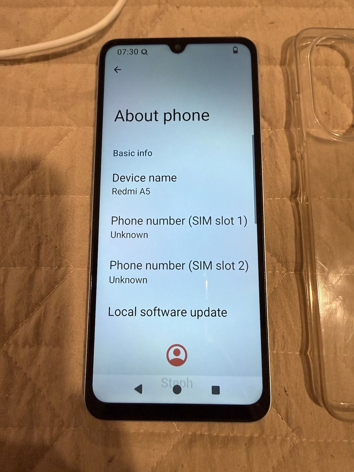 Redmi A 5-used Purchased In Thailand And Used For 22 Days
