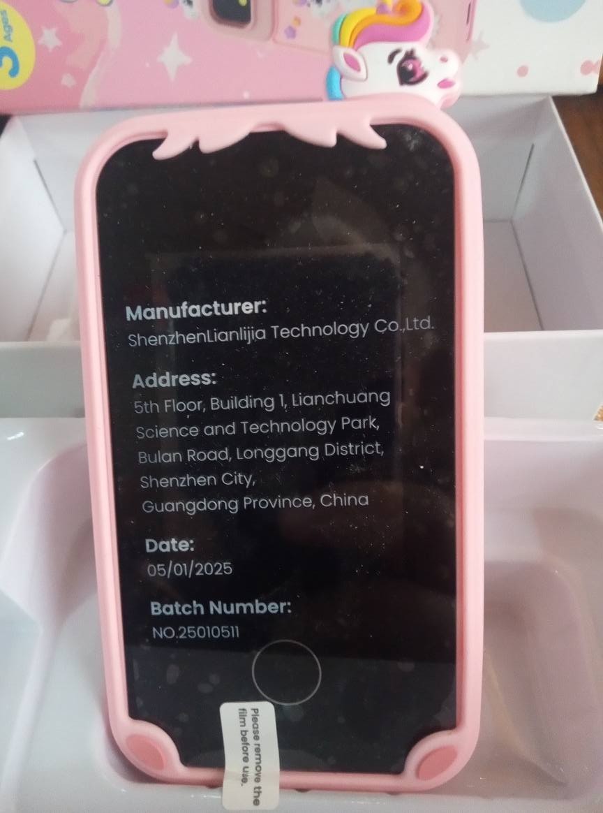 Kids Smart Phone Toy Gift for Girls Age3-10 Toddler Toy Learning Phone Unicorn