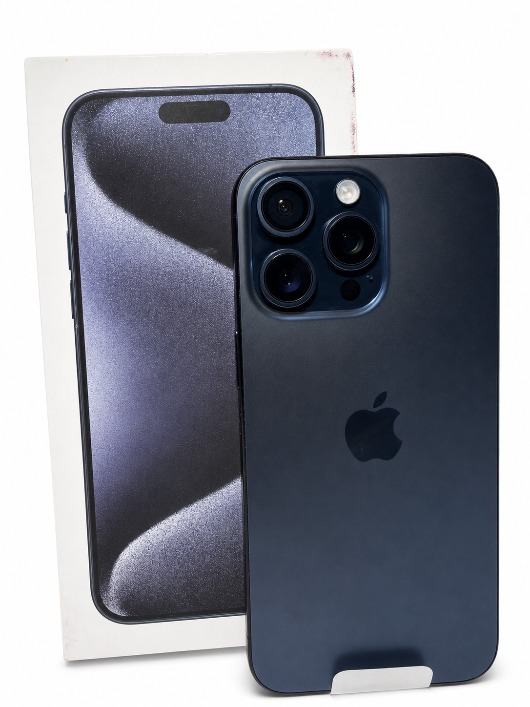 Apple iPhone 15 Pro Max, 256GB, Blue Titanium – Unlocked (RESTORED)