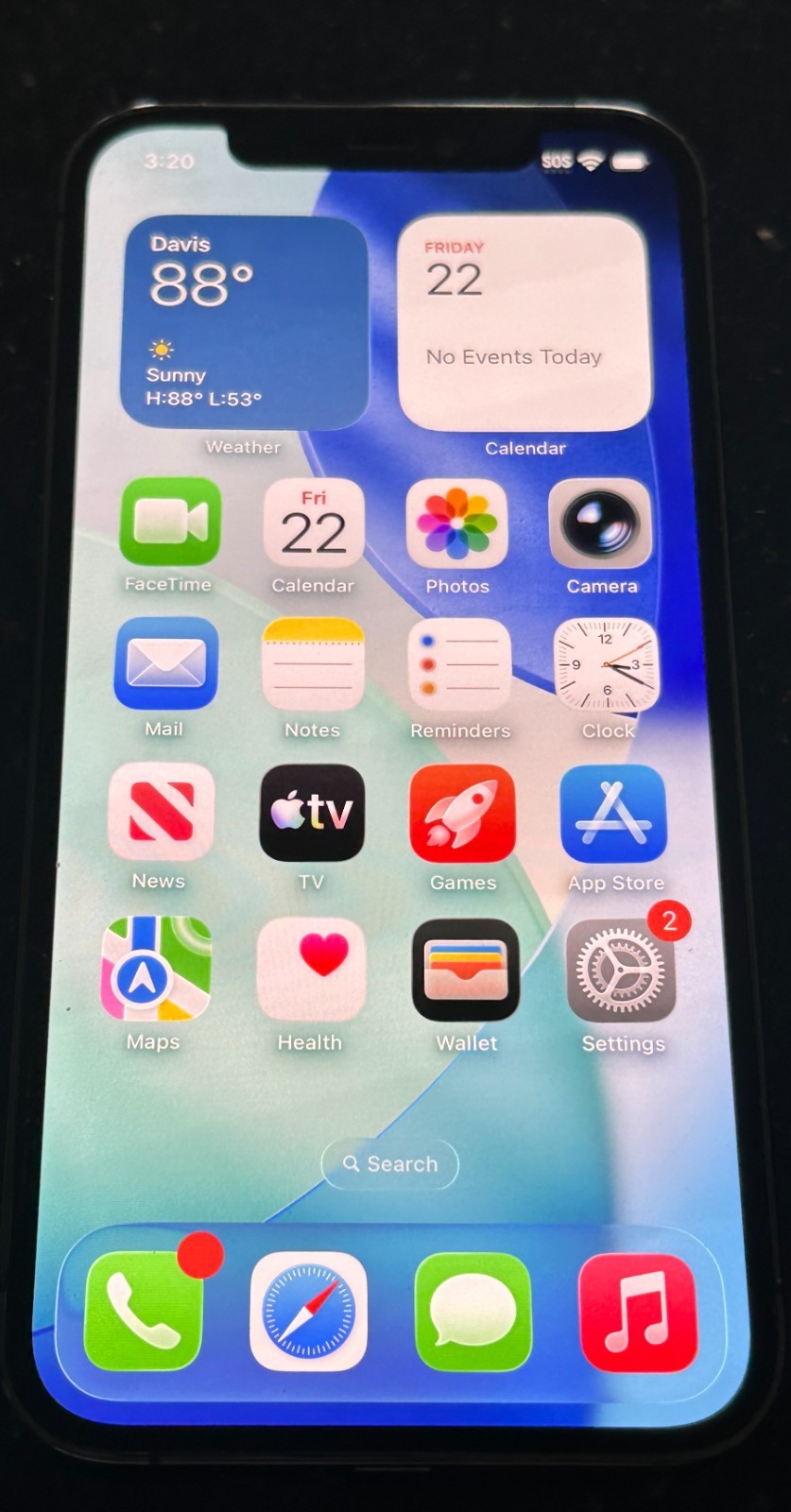 Apple iPhone 12 Pro – 256 GB – Pacific Blue (Unlocked)