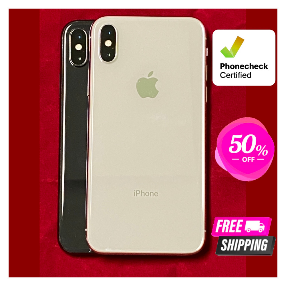 Apple iPhone X 256GB 64GB Fully Unlocked US Cellular Verizon Att – Space Gray
