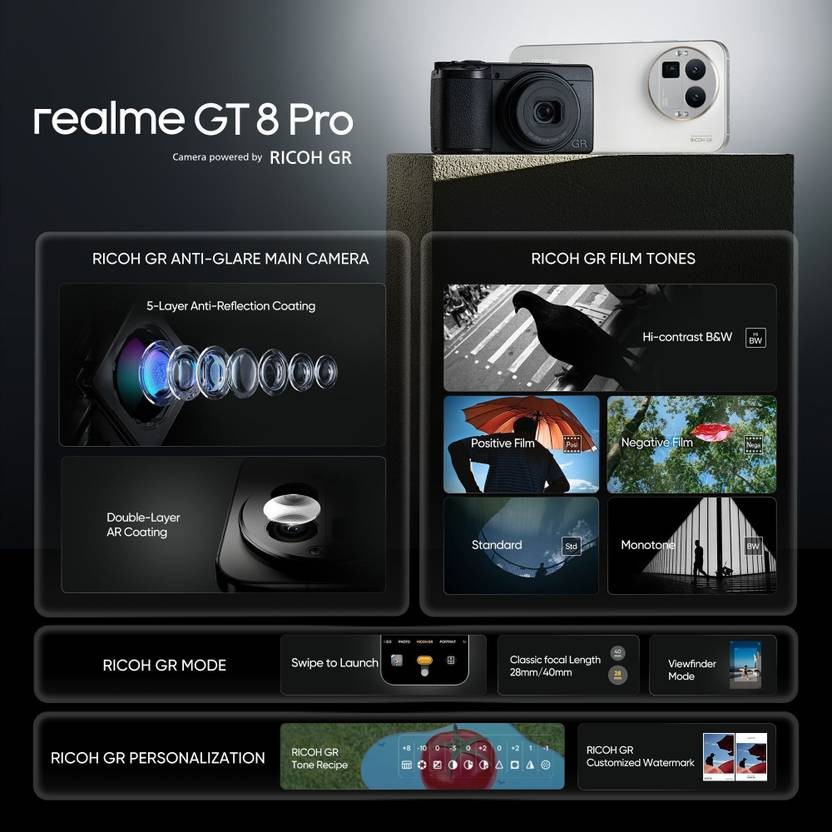 realme GT 8 Pro (Blue, 256 GB 12 GB RAM) NFC Global Version – No Tariffs In USA
