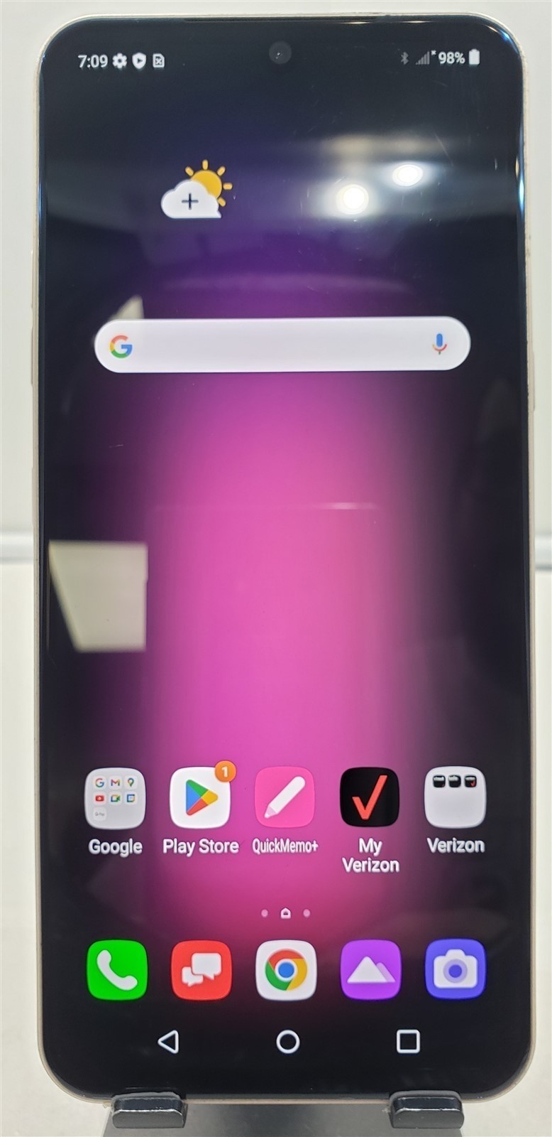 LG V60 ThinQ 5G 128GB Blue LM-V600VM (Unlocked) – Fully Functional – DF9921