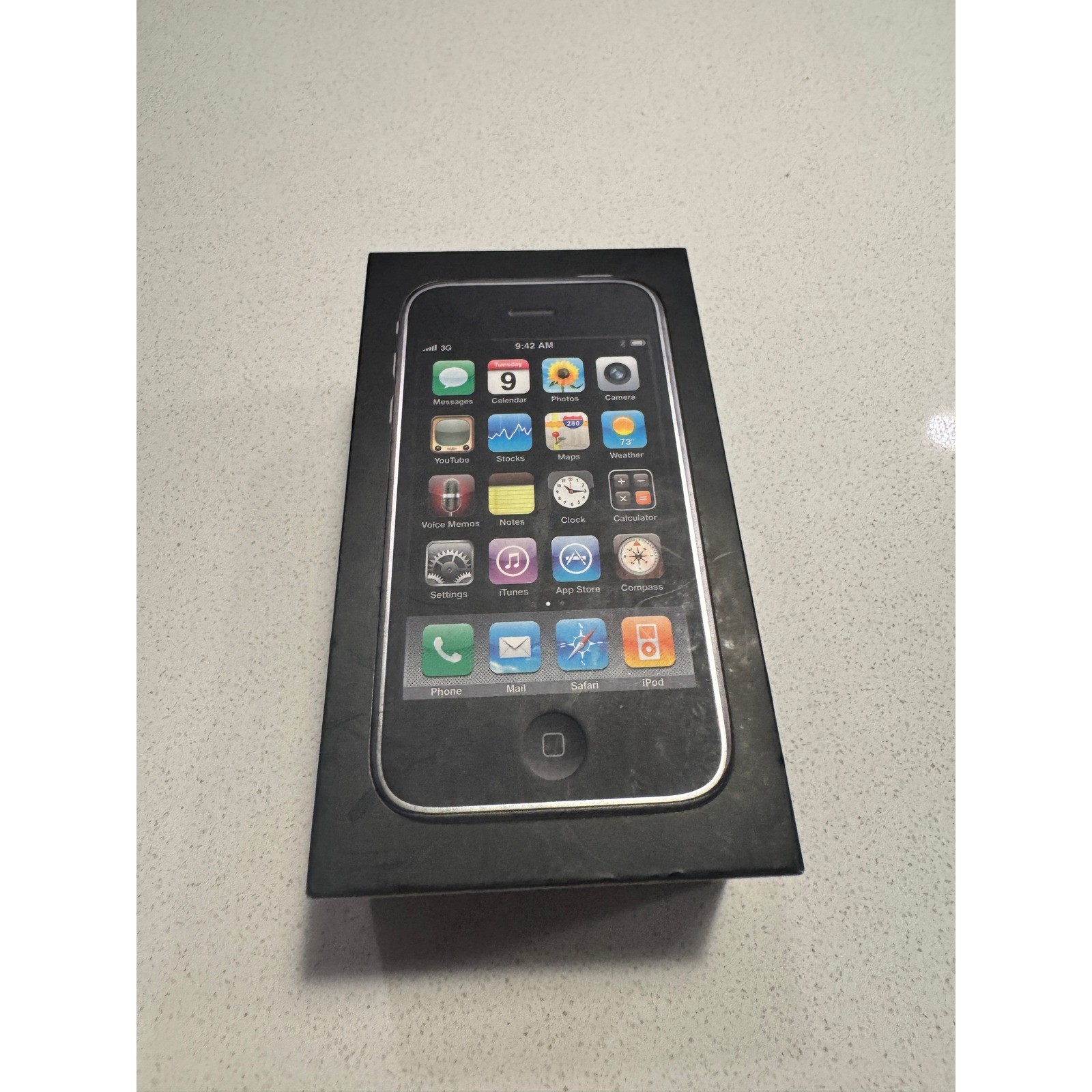 Vintage Apple iPhone 3GS 32GB Black A1303 MB717LL/A w/ Box – Bad Battery
