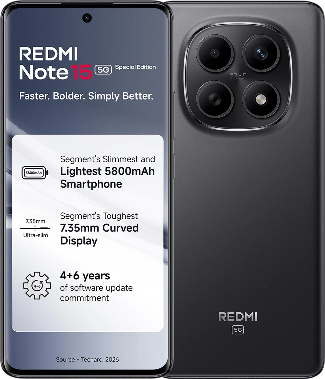 REDMI Note 15 SE 5G (Black, 128 GB 8 GB RAM) Snapdragon 6 Gen 3 Global Version.