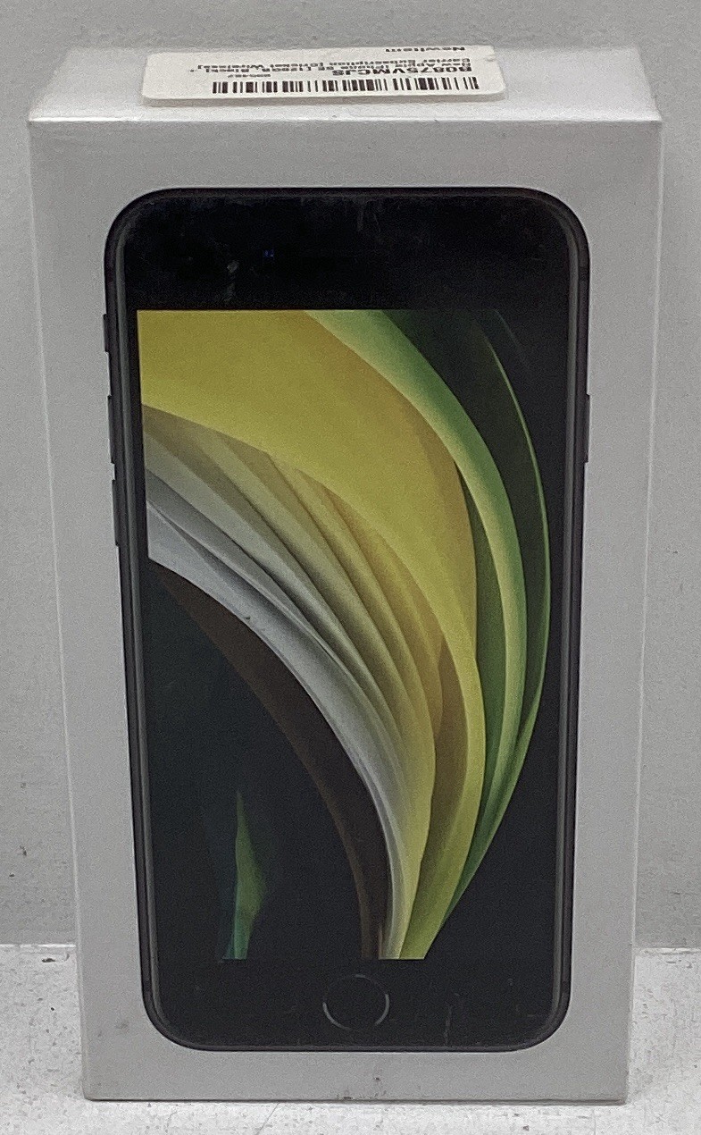 Apple iPhone SE 2020 A2275, 128GB, Black New, Sealed, -Cricket Wireless