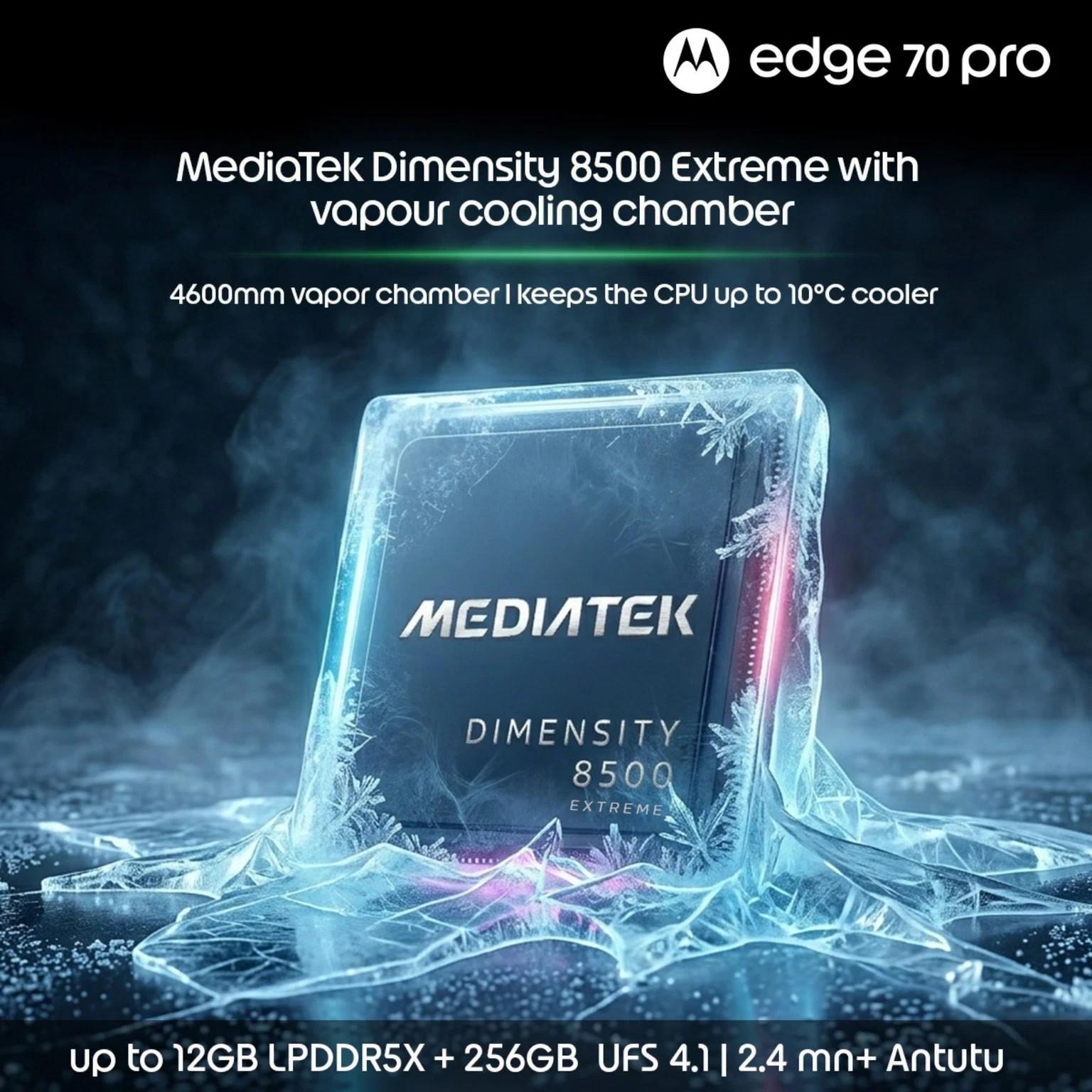 MOTOROLA edge 70 pro (Tea Green 12GB, 256GB) Dimensity 8500 NFC Global Version.