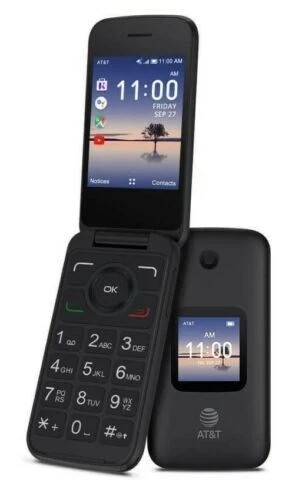 Alcatel AT&T CINGULARFLIP U102AA 2.8″ 4GB/0.5GB 4G LTE Prepaid Flip Phone