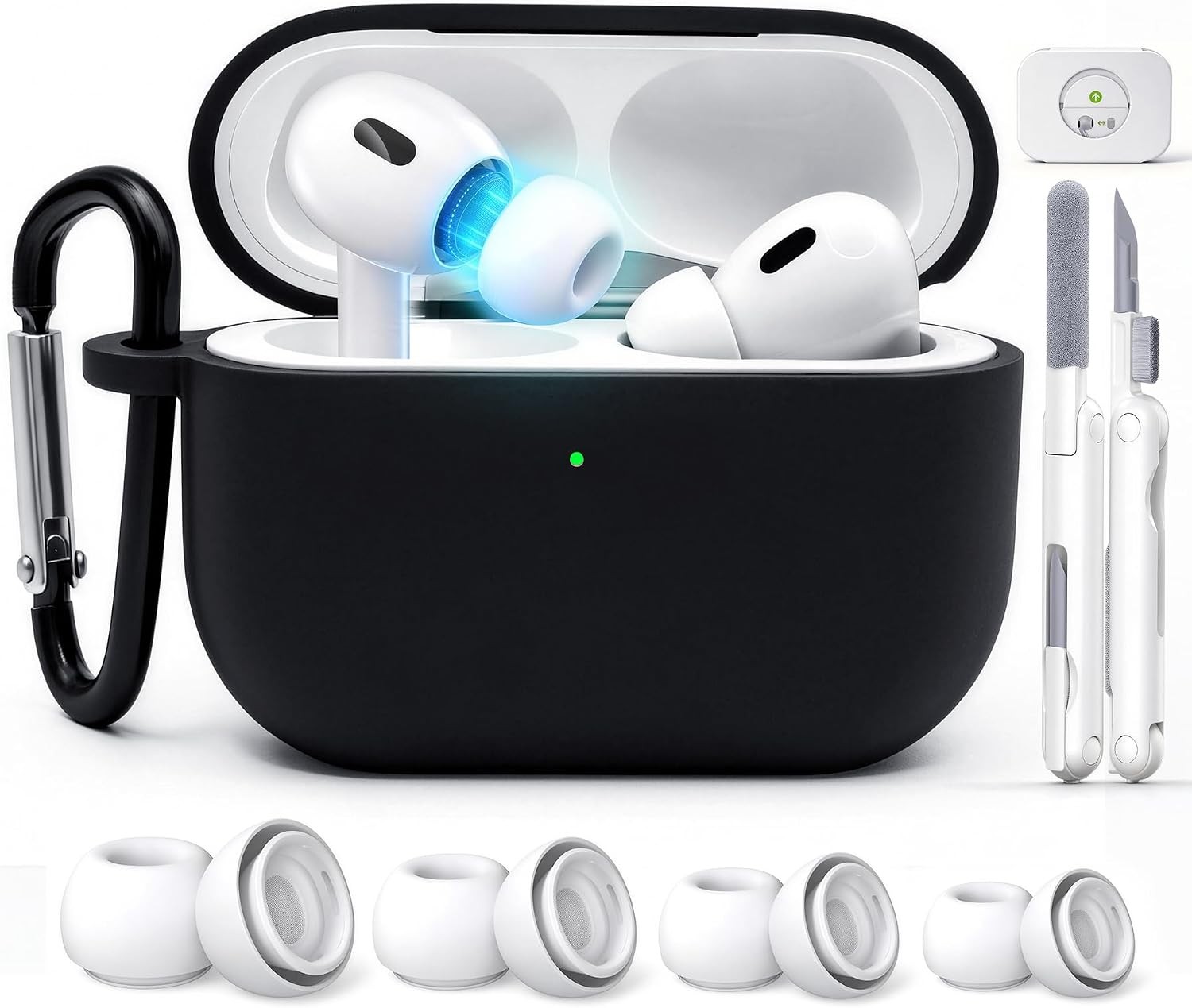 AirPods Pro 2 Case, Soft Silicone Cover for AirPods Pro 2 & Pro | Shockproof Cas